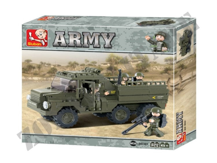 Set Costruzioni Sluban Truck Militare Trasporto Truppe M38-B0301