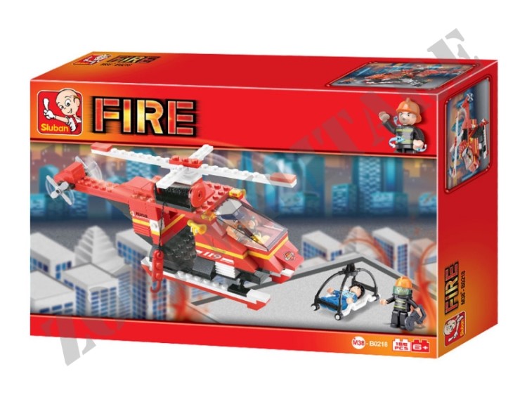 Set Costruzioni Sluban Rescue Elicottero M38-B0218