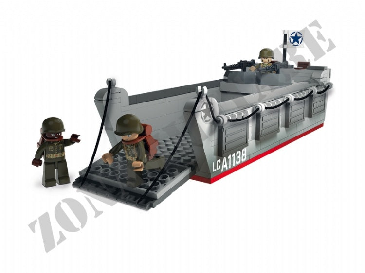 Set Costruzioni Sluban Wwii Landing Craft Assault M38-70070