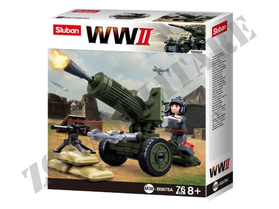Set Costruzioni Sluban Wwii 4 In 1 Army Model A M38-B0678A