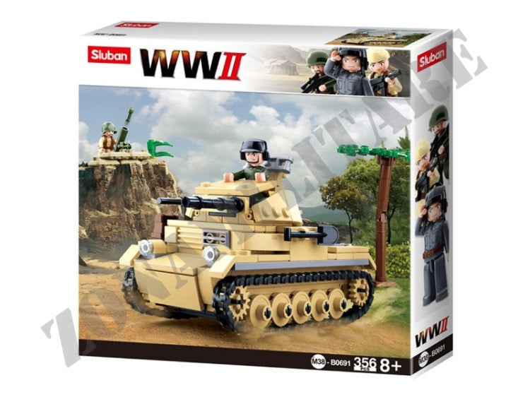 Set Costruzioni Sluban Sluban Wwii Small German Tank M38-B069