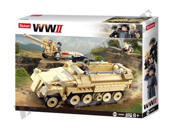 Set Costruzioni Sluban Wwii German Half Track M38-B0695