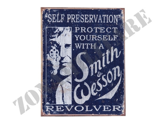 Targa Metallo Grande 25. S & W Self Preservation