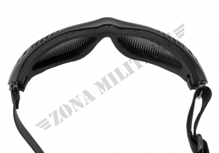 Combat Goggles Steel Mesh Invader Gear Black