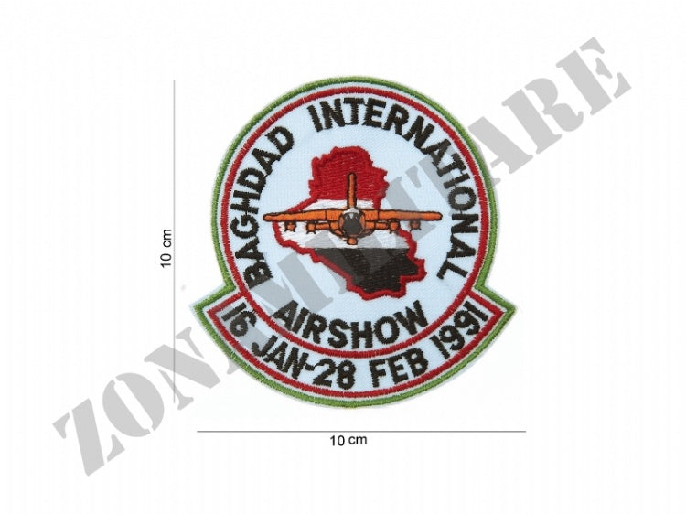 Patch International Airshow Baghdad Senza Velcro
