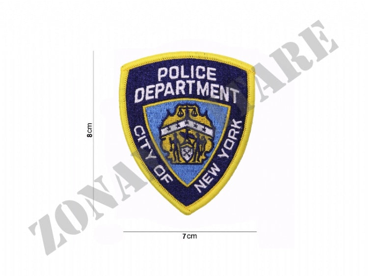 Patch Termo Adesiva Ricamata Police Department