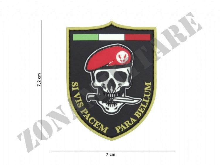 Patch Gommata Si Vis Pacem Colore Nero