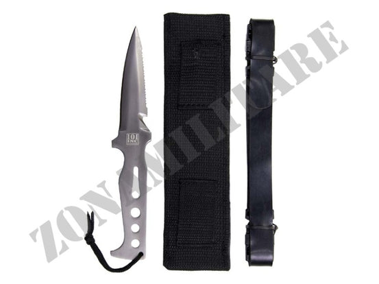 Coltello Da Sub Completo Di Fodero In Cordura E Laccio