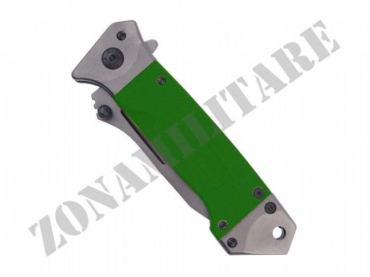 Coltello A Serramanico Heavy Da35 Colorazione Green