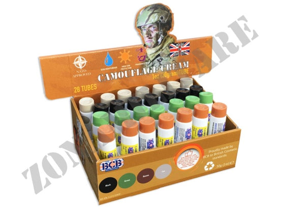 Tubo Camo Facciale A Crema In Tubo 30 Gr Colorazioni Varie