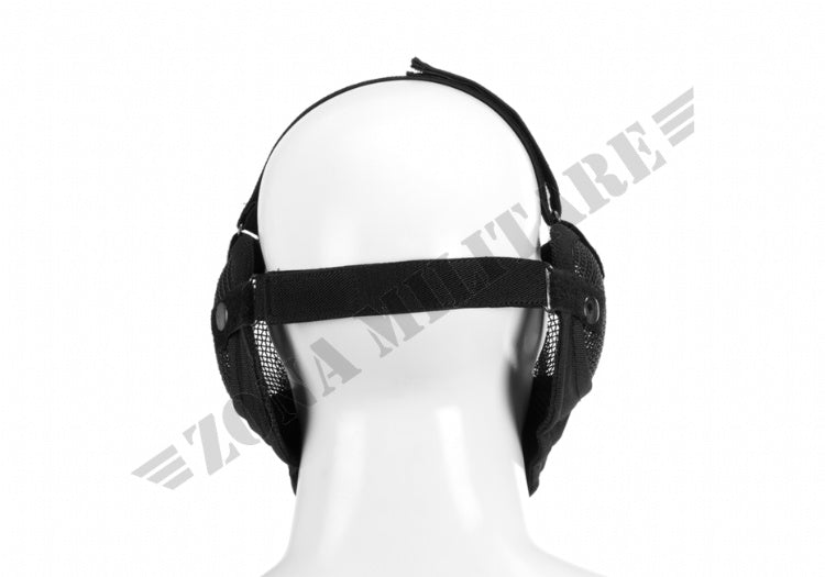 Steel Face Mask Invader Gear Colore Nero