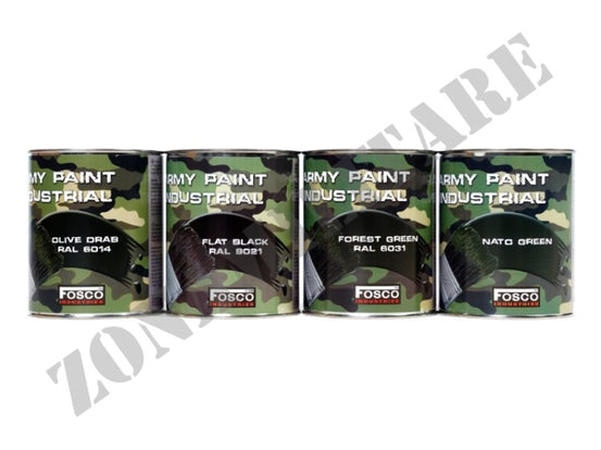 Barattolo Vernice Militare Da 1 Litro