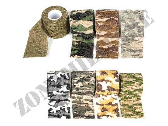 Nastro Per Camouflage A Fascia Elasticizzata Vari Colori