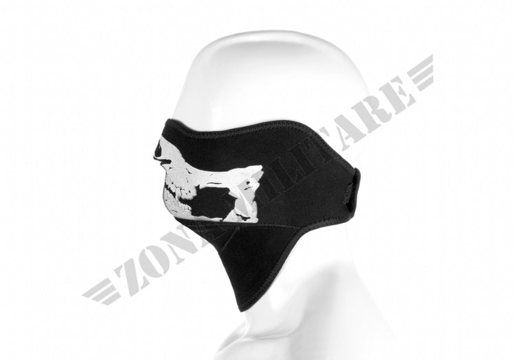 Death Head Neoprene Face Protector Invader Gear Black Color