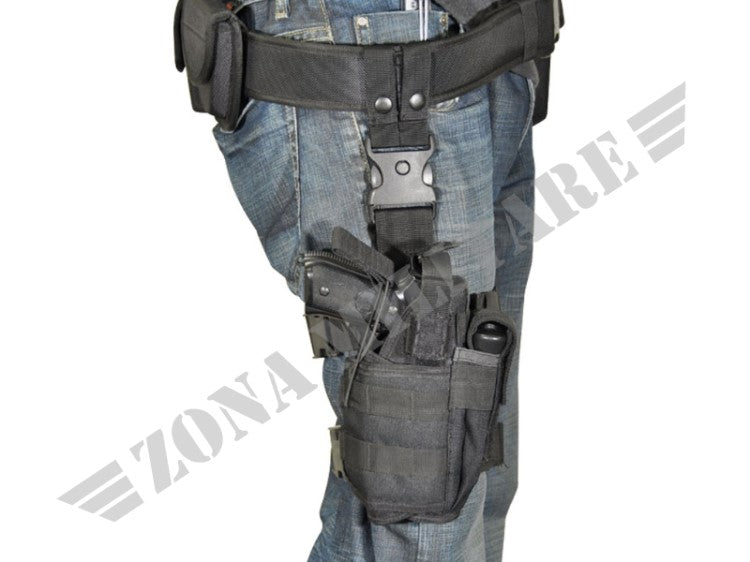 Fondina Coscia Mini Piattaforma In Nylon Molle Per Airsoft &ndash; Tattica