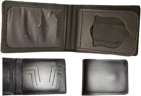 PORTAFOGLIO POLIZIA DI STATO CON PORTA PLACCA ESTRAIBILE NERO VEGA HOLSTER