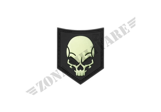 Sof Skull Rubber Patch Jtg Glow In The Dark