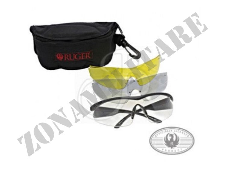 Set Occhiale Da Tiro Con Lenti Intercambiabili Ruger Concept