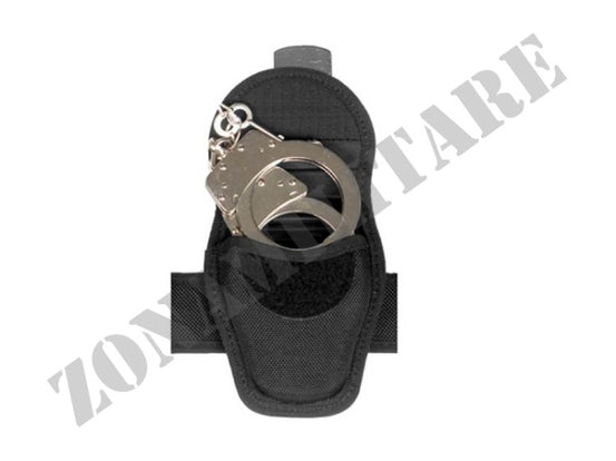 Porta Manette Nero In Cordura Da Cintura