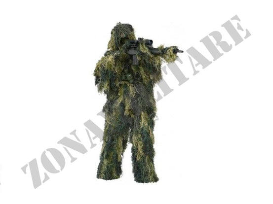 Ghillie Suite 4 Elementi Parka Da Cecchino Woodland Miltec