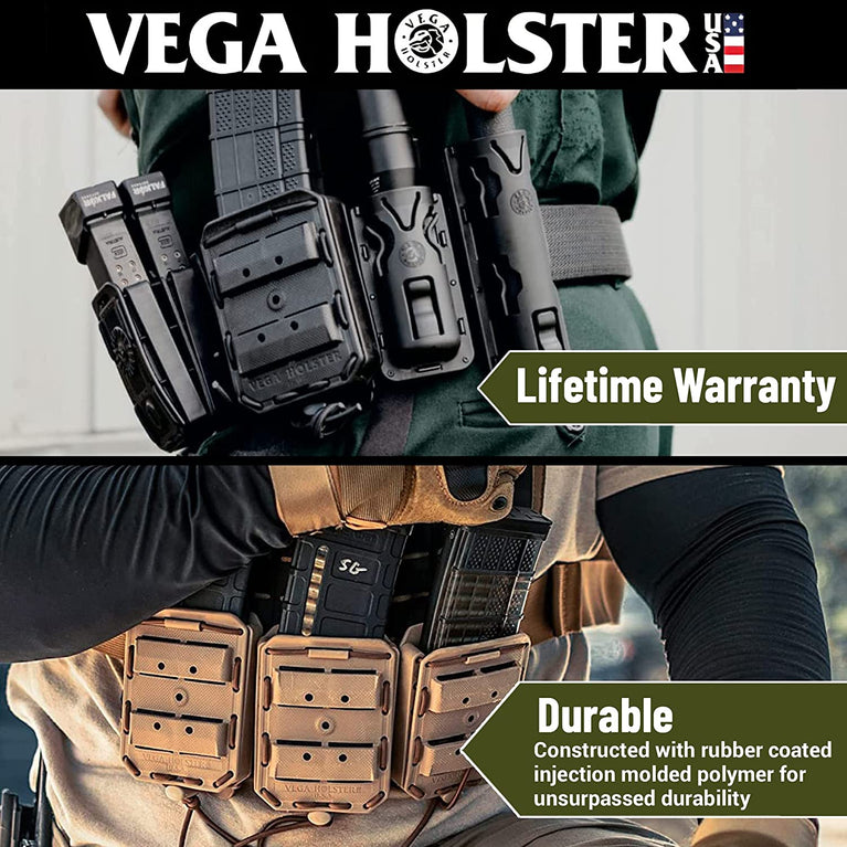 PORTA CARICATORE BUNGY TIPO 5.56 IN POLIMERO STAMPATO A INIEZIONE VEGA HOLSTER