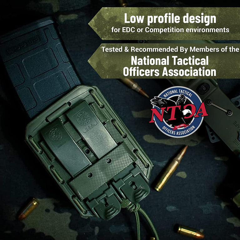 PORTA CARICATORE BUNGY TIPO 5.56 IN POLIMERO STAMPATO A INIEZIONE VEGA HOLSTER