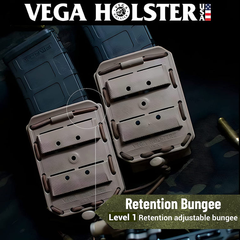 PORTA CARICATORE BUNGY TIPO 5.56 IN POLIMERO STAMPATO A INIEZIONE VEGA HOLSTER