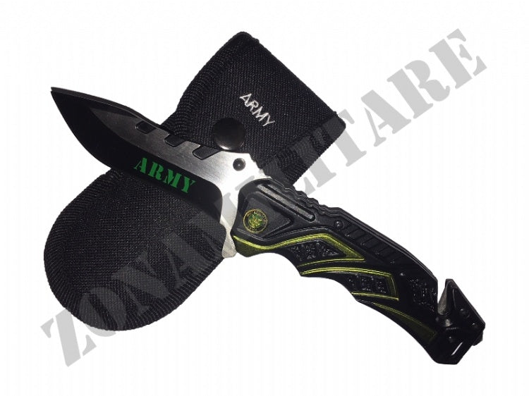 Coltello Army Martinez Albainox Pieghevole Con Fodero