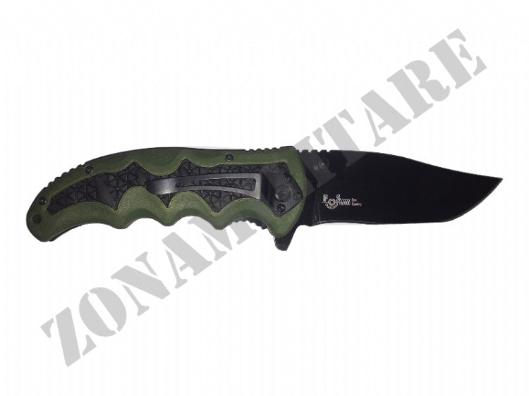 Coltello Martinez Albainox Apertura Assistita Army Green