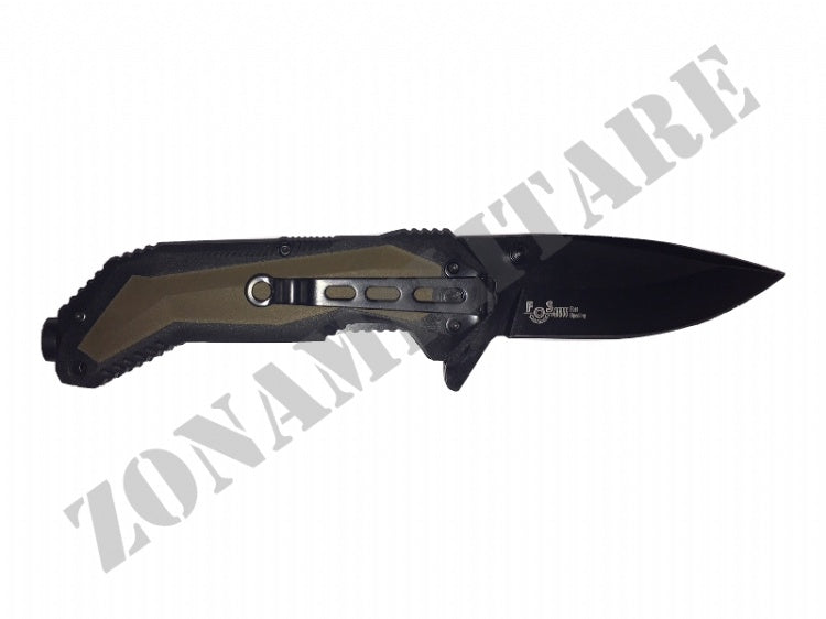 Coltello Martinez Albainox Apertura Assistita Army Maroon