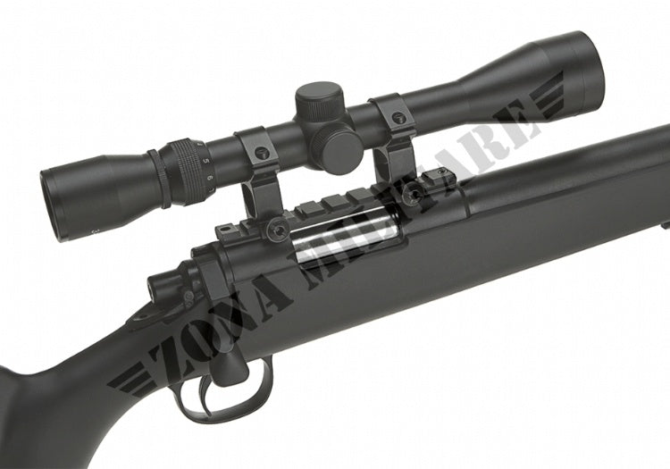 Sr-1 Short Barrel Sniper Rifle Set Black Upgraded Well