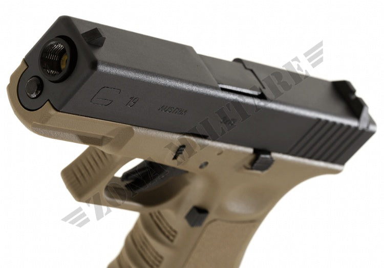 Glock We19 Metal Version Gbb We Black & Desert Color