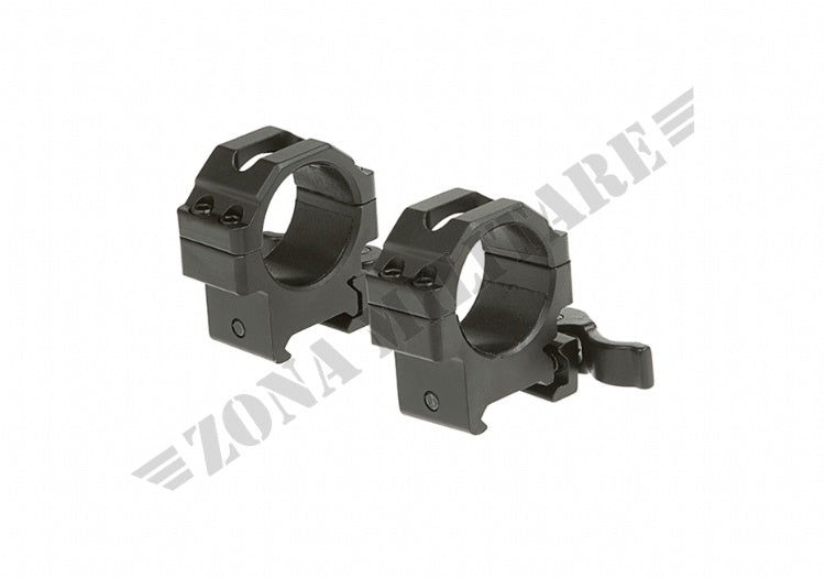 Anelli Per Ottica 30Mm Con Sgancio Rapido Bassi