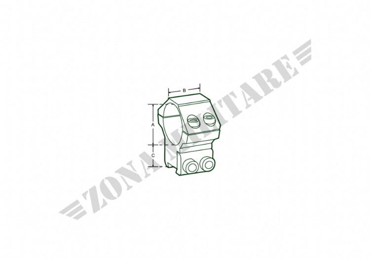 30Mm Airgun Mount Ring High Leapers