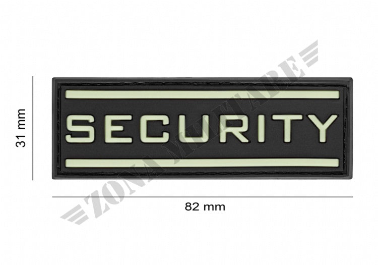 Patch Gommata Security Large Jtg Glow In The Dark
