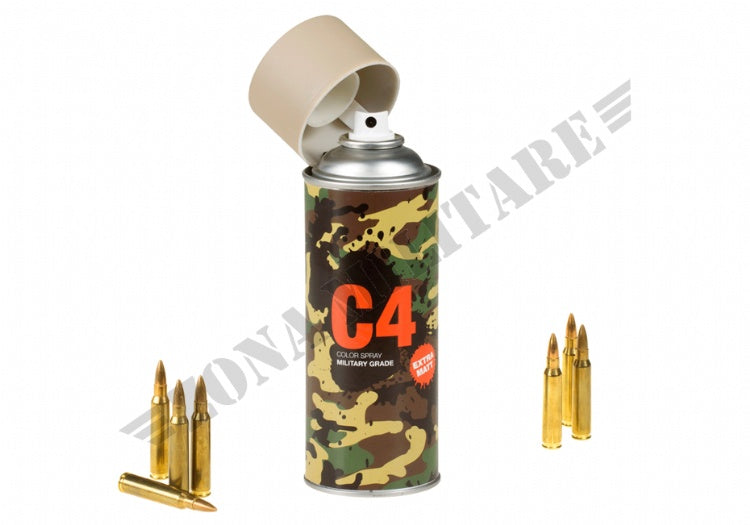 Vernice Spray C4 Mil Grade Colore Ral 1019 Armamat