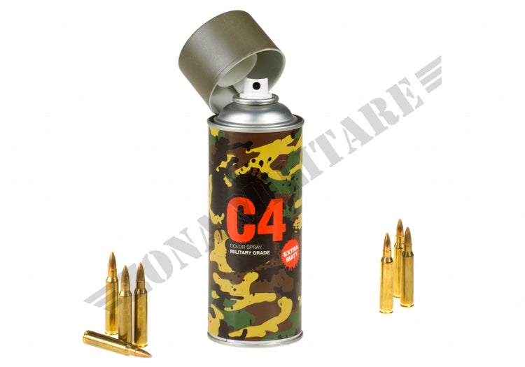 Vernice C4 Mil Grade Color Spray Spray Ral 7013 Armamat