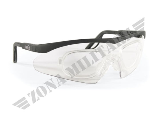 Occhiale Alligator Nero/Giallo Antiappannante Pcafuv