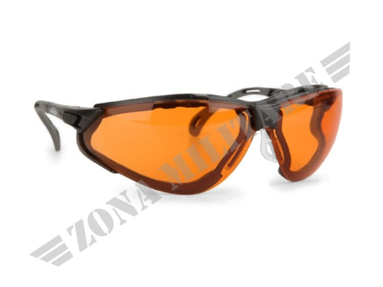 Occhiale Terminator Xtra Schwarz Pc As Af Uv Orange
