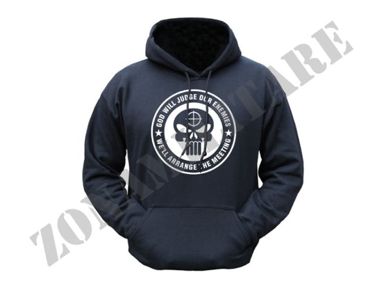 Felpa God Will Judge Hoodie Black Kombat