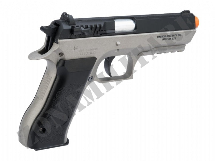 Pistola Baby Desert Eagle Dual Tone Silver & Black Co2