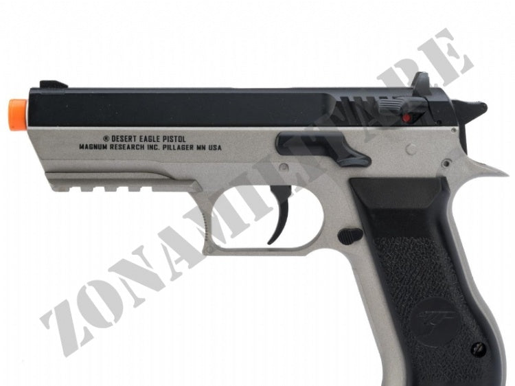 Pistola Baby Desert Eagle Dual Tone Silver & Black Co2