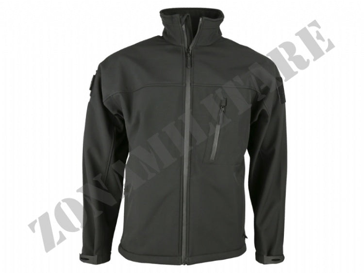 Giacca Soft Shell Jacket Trooper Tactical Black