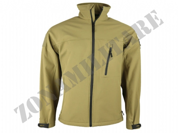 Giacca Soft Shell Jacket Trooper Tactical Coyote