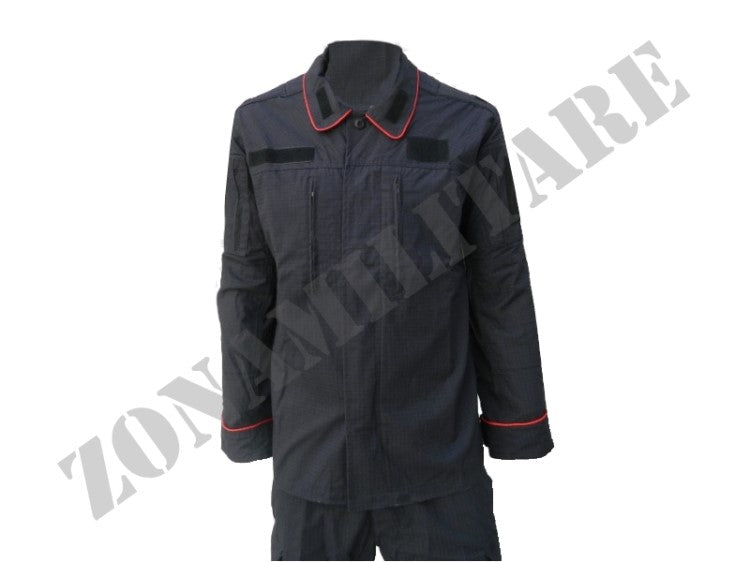 Uniforme Operativo Carabinieri Ripstop Con Polyfilo Blu Navy
