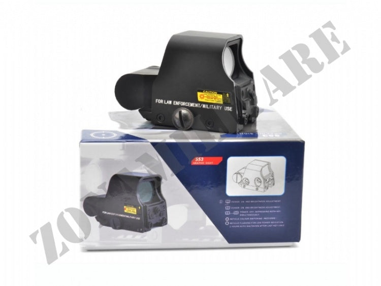 Mirino New Generation Holographic Hd553 Xps Type Dot Black