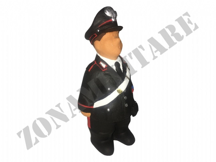 Statuina Carabinieri In Terracotta Artigianale