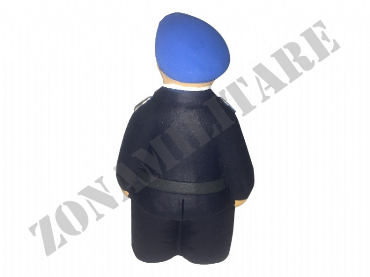 Statuina Polizia Penitenziaria In Terracotta Artigianale