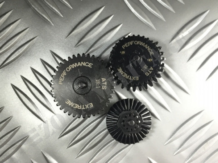 Set Ingranaggi Ats 18:1 Steel Gears Acciaio