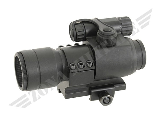 Red Dot Sight W/ Flash Killer In Alluminio Nero